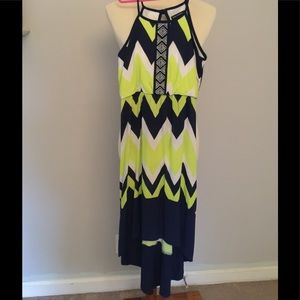 Girls hi low maxi dress.